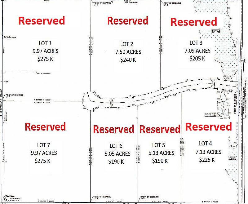 7 Parcels, Each Parcel 5-10 Acres, Batten Rd, Brooksville, Hernando County, Florida Starting at $190K